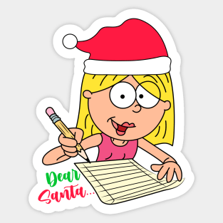 Dear Santa... Sticker